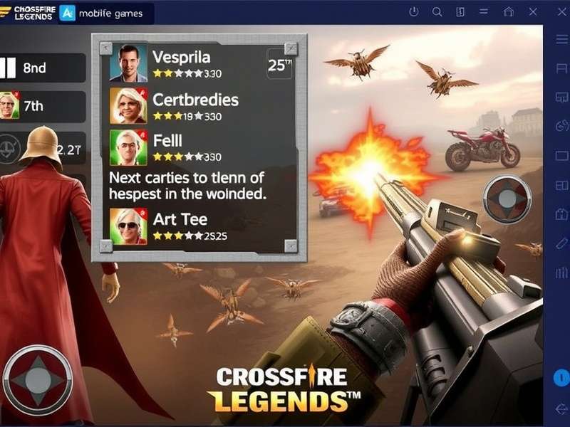 CrossFire Legends Mobile 2025 गेम इंटरफेस