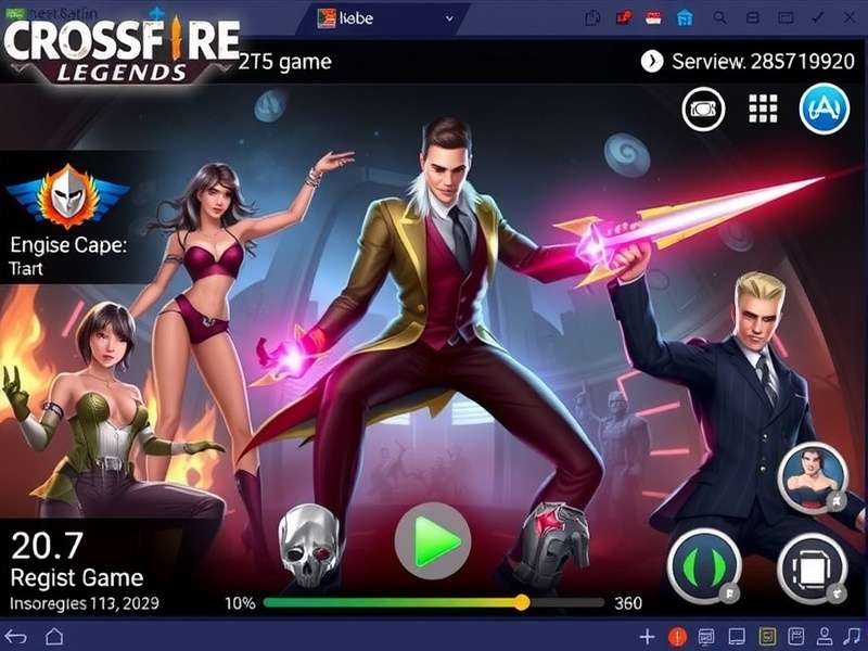 CrossFire Legends 2025 गेम इंटरफेस