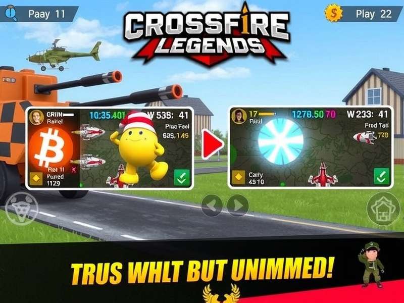 Crossfire Legends Mod Apk gameplay screenshot showing unlimited resources