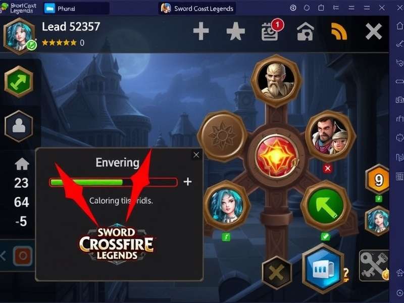 CrossFire Optimization for Sword Coast Legends showing performance comparison