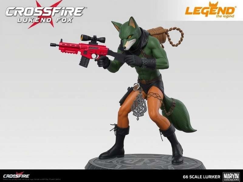 1:6 Scale Crossfire Lurker of Fox Legend Figure on display with detailed weapons