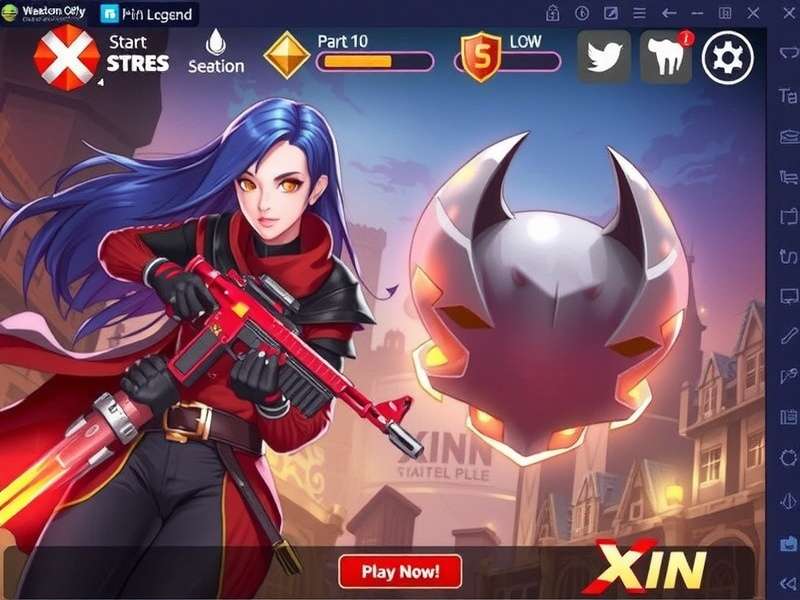 Gaming setup with mobile phone displaying a first-person shooter game, symbolizing CrossFire Legends gameplay