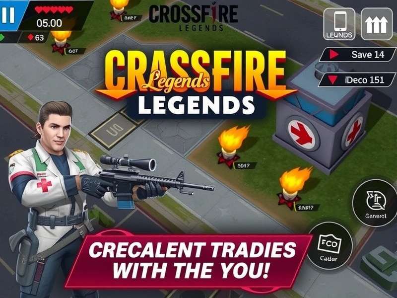 Crossfire Legends Mod Apk gameplay showing unlimited GP and diamond hack