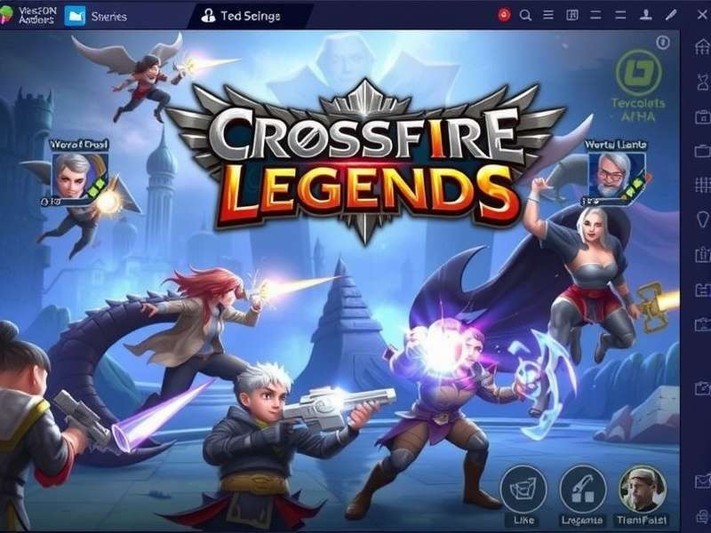 CrossFire Legends PC Gameplay Screenshot showing intense battle action