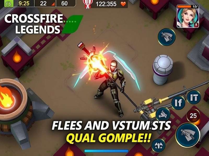 CrossFire Legends Squad Gameplay on Mobile showing team strategy