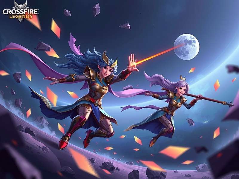 CrossFire Legends intense team battle scene showing characters in tactical combat