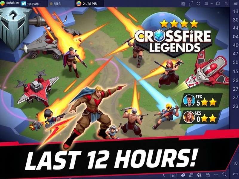 Crossfire Legends mobile gameplay screenshot showing intense last moments battle