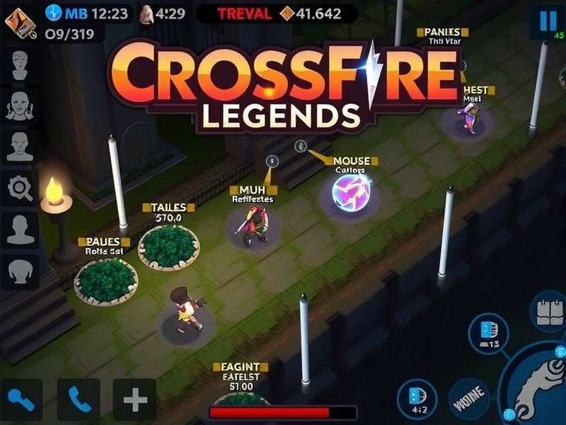 Crossfire Legends final moments gameplay screenshot showing intense battle