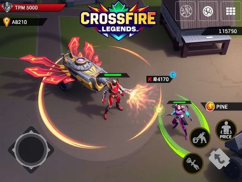 CrossFire Legends intense team deathmatch gameplay on mobile