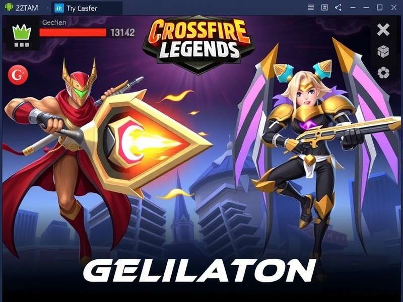 CrossFire Legends Mobile gameplay screenshot showing intense battle action
