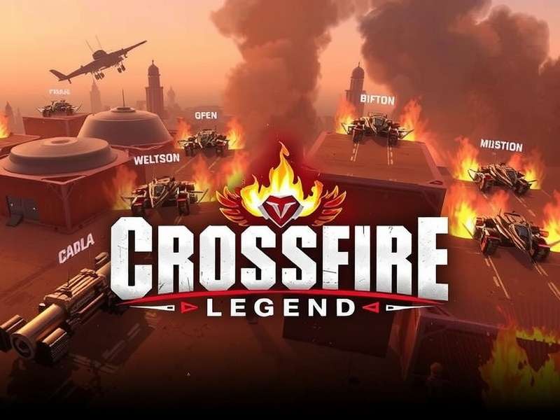 CrossFire Legends gameplay screenshot showing intense combat action