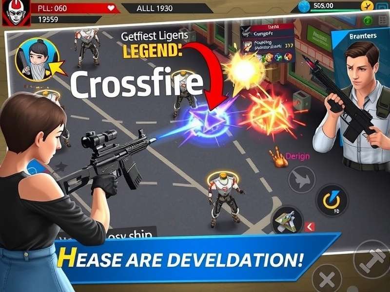 Crossfire Legend Fps Mod Apk gameplay screenshot showing unlimited diamonds and unlocked weapons