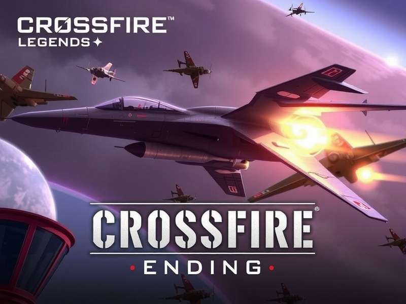 Crossfire Legends Ending – The epic final battle scene with Global Risk and Black List facing off in the ruined city