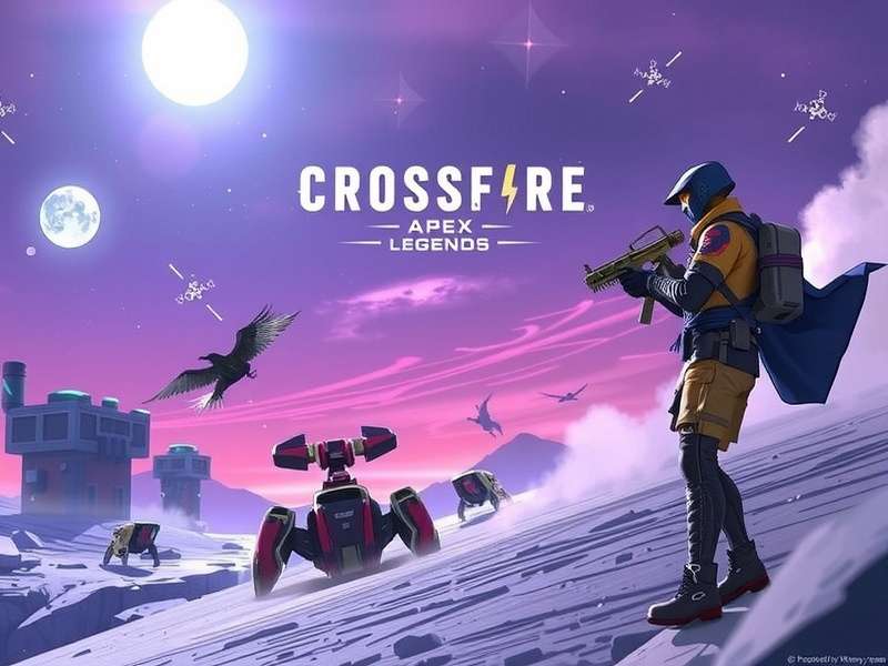 Crossfire Apex Legends banner showcasing battle royale action and Indian gaming community