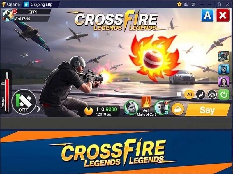Crossfire Legends Hack Apk 2019 gameplay on mobile showing modded interface with unlimited currency