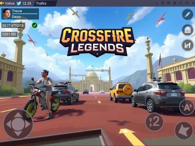 Crossfire Legends Mobile Mod banner showing modded gameplay with unlimited gems and unlocked weapons